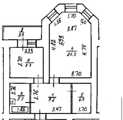 Продажа 1-комнатной квартиры 49 м², 14/16 этаж