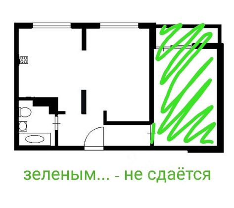 Аренда 1-комнатной квартиры 42 м², 1/8 этаж