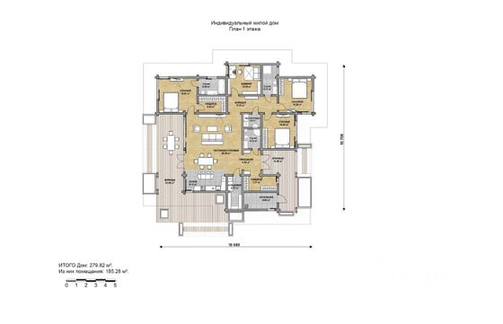 Продажа дома, 279 м², с участком 19,5 сотки