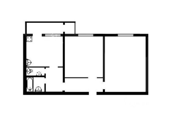 Продажа 2-комнатной квартиры 52,6 м², 2/9 этаж