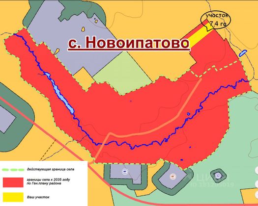 Продажа участка, 740 соток