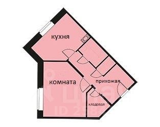 Продажа 1-комнатной квартиры 48,2 м², 4/6 этаж