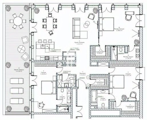 Продажа 4-комнатной квартиры 238 м², 15/15 этаж