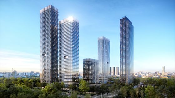 Продажа 1-комнатной квартиры 40,3 м², 50/55 этаж