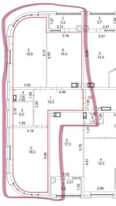 Продажа 2-комнатной квартиры 69 м², 8/19 этаж