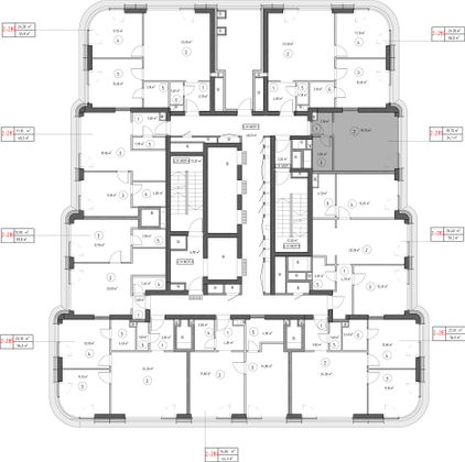 Продажа квартиры-студии 24,1 м², 31/53 этаж