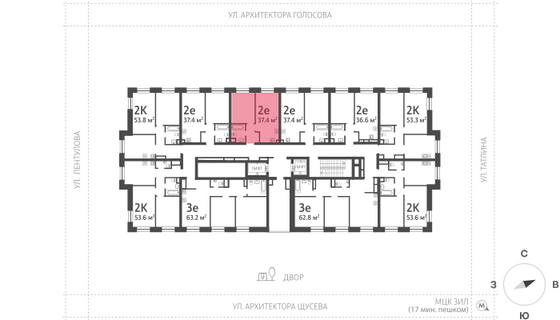 Продажа 1-комнатной квартиры 37,4 м², 16/16 этаж