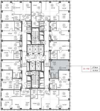 Продажа квартиры-студии 27,4 м², 11/36 этаж