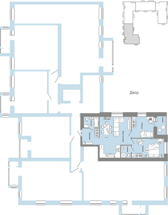 Продажа 3-комнатной квартиры 69 м², 3/8 этаж