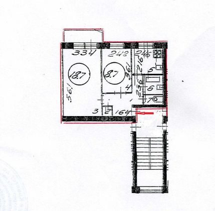 Продажа 2-комнатной квартиры 42,7 м², 2/5 этаж