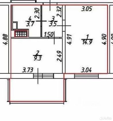 Продажа 1-комнатной квартиры 31,4 м², 9/10 этаж