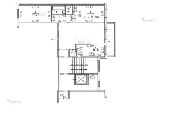 Аренда 3-комнатной квартиры 63,5 м², 4/10 этаж