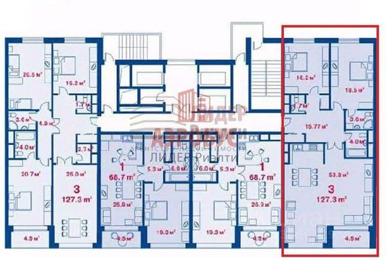 Продажа 4-комнатной квартиры 127 м², 26/34 этаж