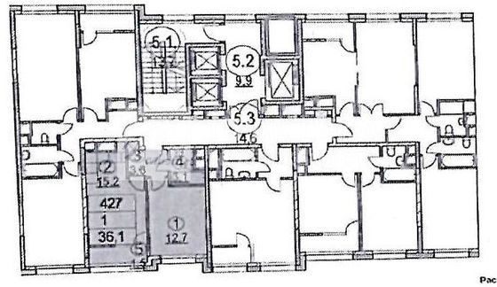 Продажа 1-комнатной квартиры 36 м², 19/20 этаж