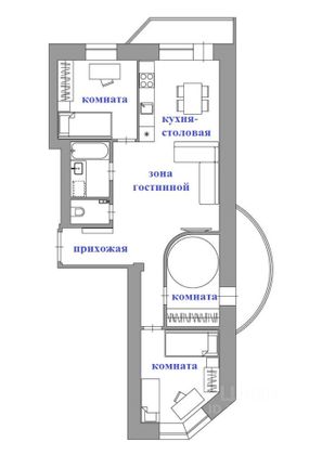 Продажа 3-комнатной квартиры 74,1 м², 12/12 этаж