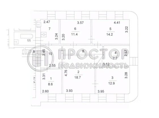 Продажа многокомнатной квартиры 97,7 м², 3/3 этаж