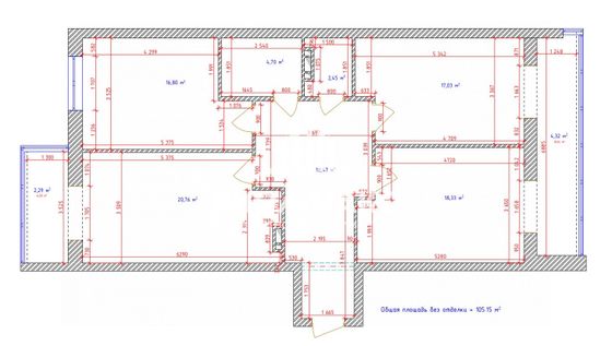 Продажа 3-комнатной квартиры 103,5 м², 6/7 этаж