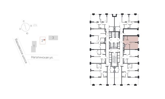 Продажа 1-комнатной квартиры 44,9 м², 20/28 этаж