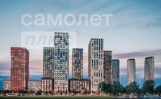 Продажа 1-комнатной квартиры 41,1 м², 23/30 этаж