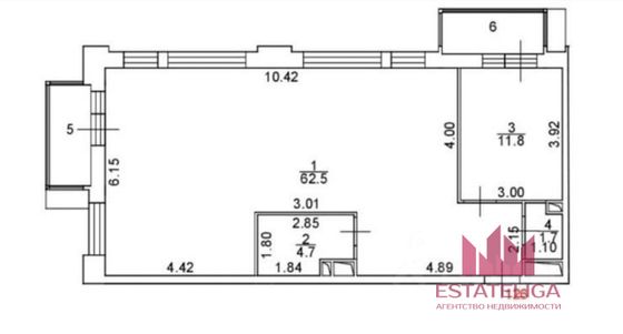 Продажа 3-комнатной квартиры 80,7 м², 14/28 этаж