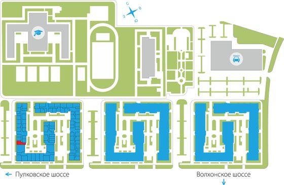 59,7 м², 2-комн. квартира, 1/5 этаж