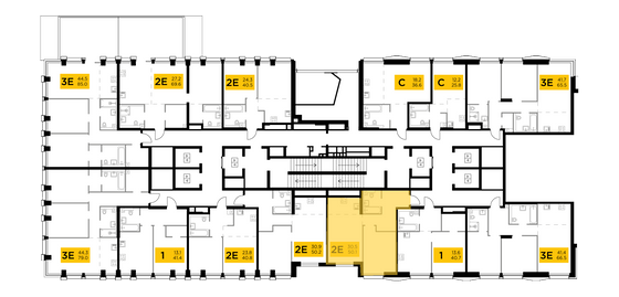 Продажа 2-комнатной квартиры 50,1 м², 10/35 этаж