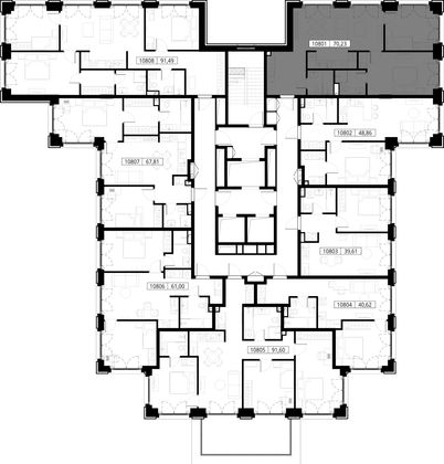 Продажа 2-комнатной квартиры 70,2 м², 8/15 этаж