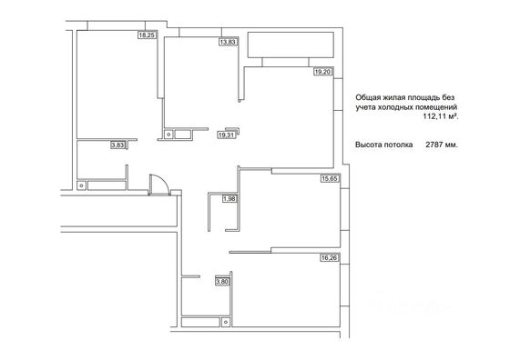 Продажа 4-комнатной квартиры 112,1 м², 7/22 этаж