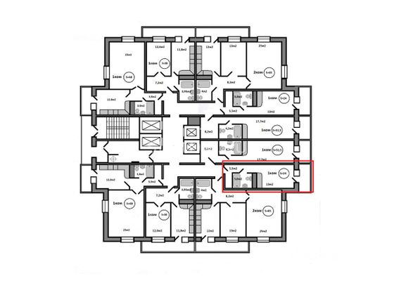 Продажа квартиры-студии 24 м², 24/25 этаж