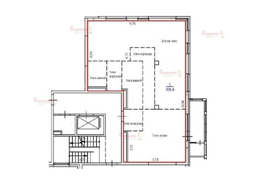 Продажа 3-комнатной квартиры 108 м², 6/7 этаж