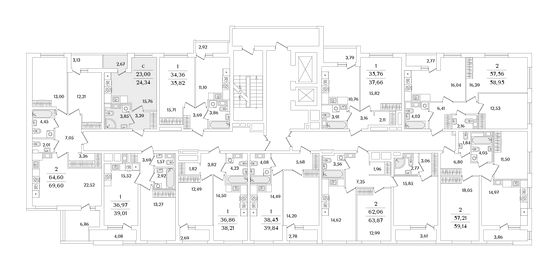 Продажа квартиры-студии 24,3 м², 10/17 этаж