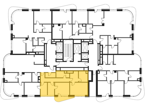 Продажа 2-комнатной квартиры 82,8 м², 9/14 этаж