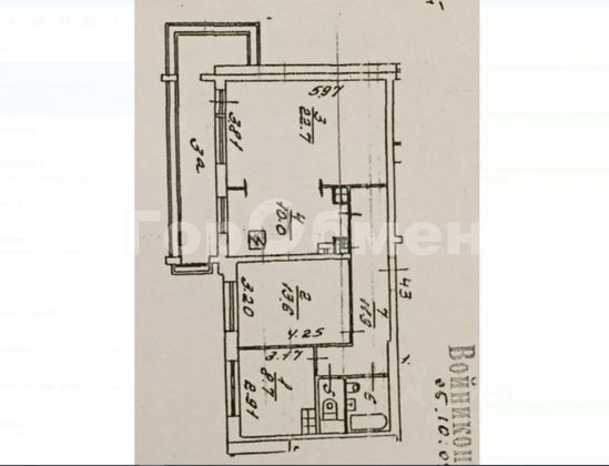 Продажа 2-комнатной квартиры 72,1 м², 7/13 этаж