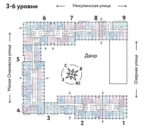 Продажа 2-комнатной квартиры 43,9 м², 6/30 этаж