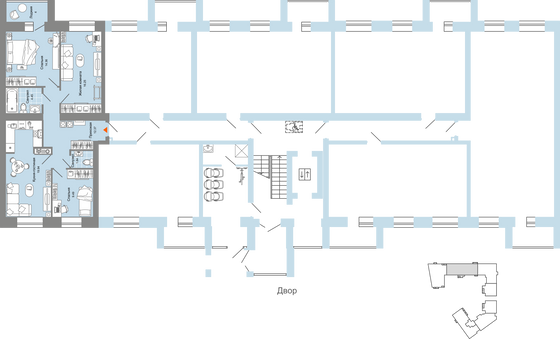 Продажа 4-комнатной квартиры 81 м², 1/8 этаж