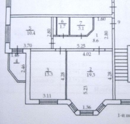 Продажа 2-комнатной квартиры 56,4 м², 3/3 этаж