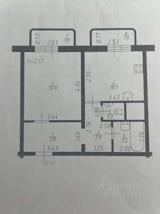 Продажа 1-комнатной квартиры 37,4 м², 11/17 этаж