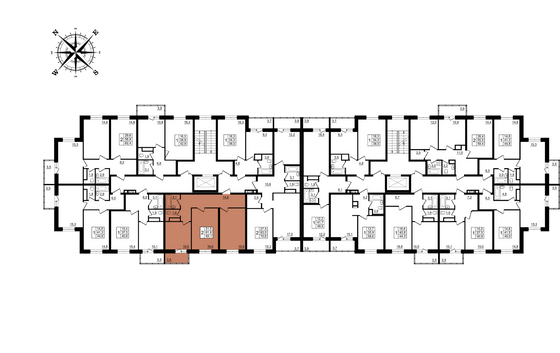 Продажа 2-комнатной квартиры 65,1 м², 2/9 этаж