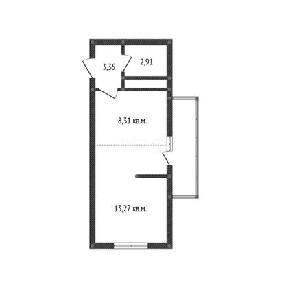 Продажа квартиры-студии 28,5 м², 16/18 этаж