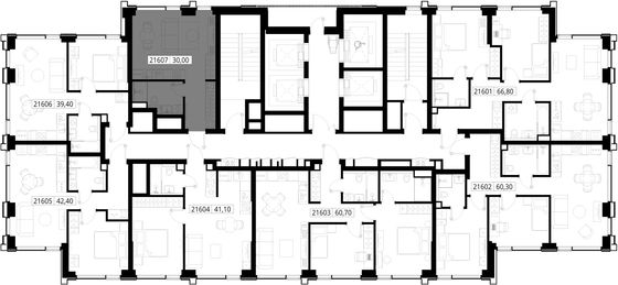 Продажа квартиры-студии 30 м², 16/36 этаж