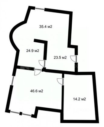 Продажа многокомнатной квартиры 498 м², 1/9 этаж