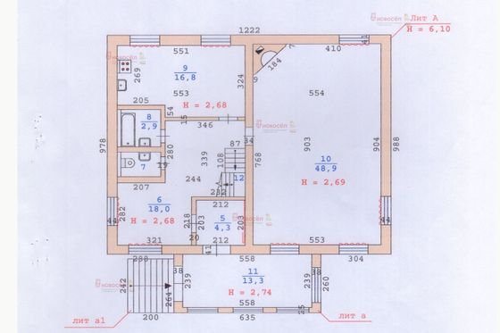 Продажа дома, 282 м², с участком 12 соток