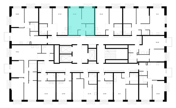 Продажа 1-комнатной квартиры 33,3 м², 17/24 этаж