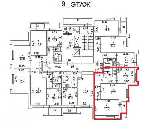 Продажа 2-комнатной квартиры 60,3 м², 9/16 этаж