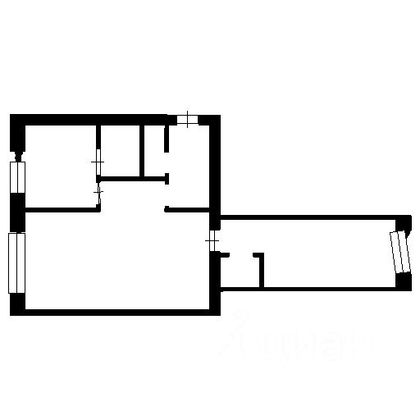 Продажа 2-комнатной квартиры 45 м², 5/5 этаж