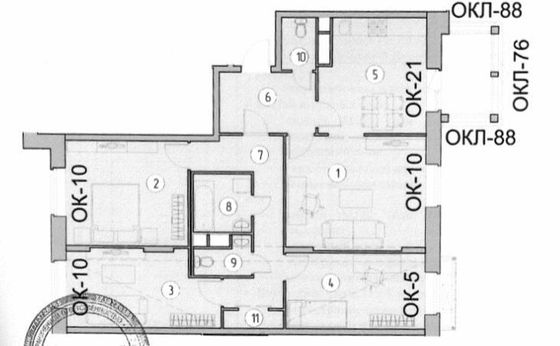 Продажа 4-комнатной квартиры 94,5 м², 7/8 этаж