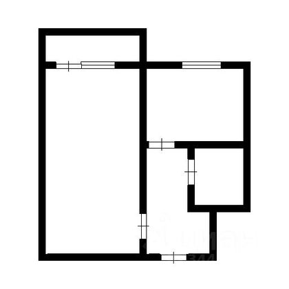 Продажа 1-комнатной квартиры 33,8 м², 1/5 этаж