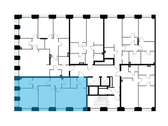 Продажа 3-комнатной квартиры 95,2 м², 2/7 этаж