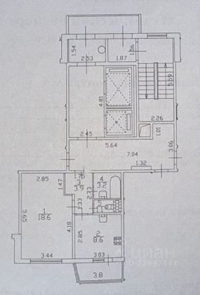 Продажа 1-комнатной квартиры 35,4 м², 5/18 этаж