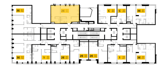 Продажа 2-комнатной квартиры 61,2 м², 5/35 этаж